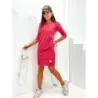 Dámské bavlněné šaty MODA633 korálové