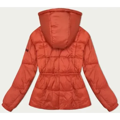 Dámská prošívaná bunda MODA15200 korálová