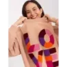 Dámská mikina s nápisem LOVE MODA8881 camel