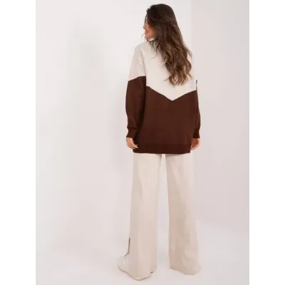 Dámská souprava MODA1497 běž-hnědý