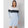 Tříbarevná dámská mikina MODA5869 bílo-granat-modrá