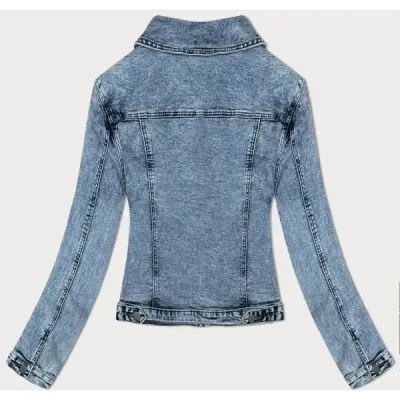 Dámská jeansová bunda MODA025-B modrá