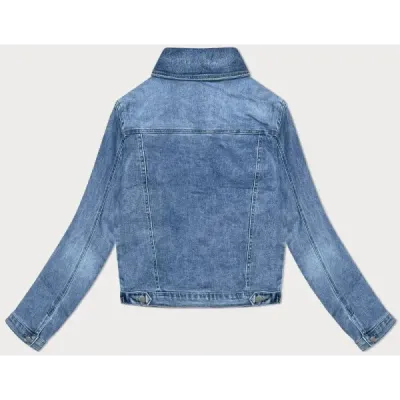 Dámská jeansová bunda MODA9215-K modrá