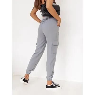 Dámské kalhoty MODA8266 šedé