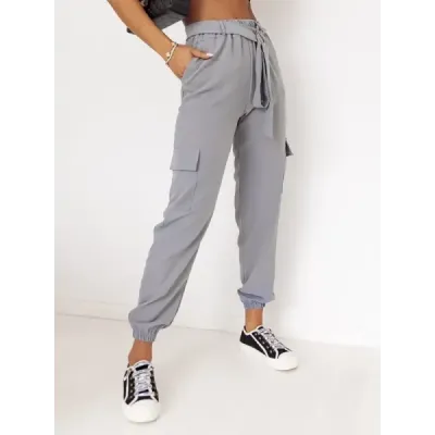 Dámské kalhoty MODA8266 šedé