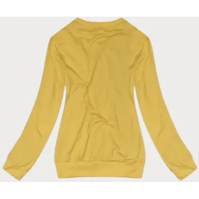 Tenká dámská mikina MODA8W05 žlutá