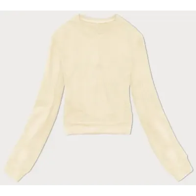 Dámská tenká mikina MODA938 ecru