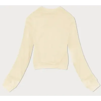 Dámská tenká mikina MODA938 ecru