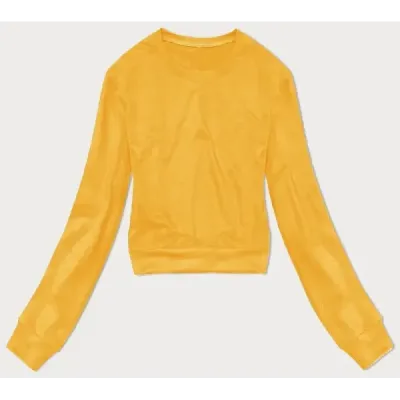 Dámská tenká mikina MODA938 žlutá