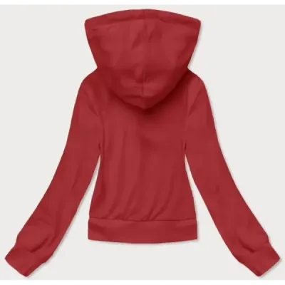 Krátká dámská mikina MODA939 červená