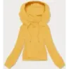 Krátká dámská mikina MODA939 žlutá