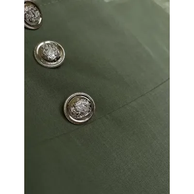 Elegantní dámské široké kalhoty MODA3575 khaki