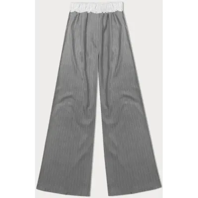 Dámské široké kalhoty MODA8629 šedé