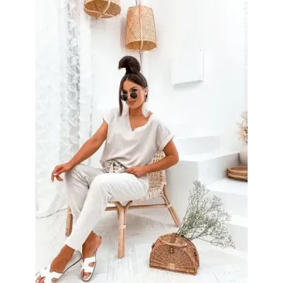 ´Dámská souprava lanu MODA751 béžová