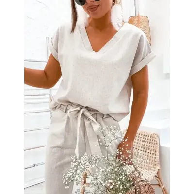 ´Dámská souprava lanu MODA751 béžová