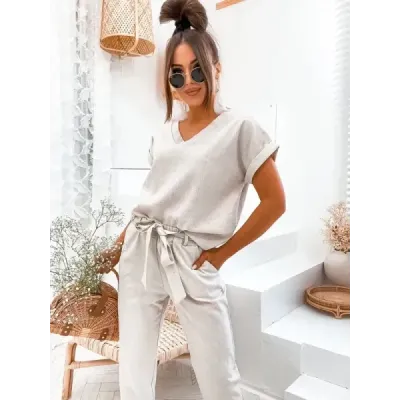 ´Dámská souprava lanu MODA751 béžová