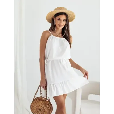Dámské šaty MODA652 ecru