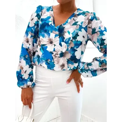 Dámská halenka MODA021 modrá