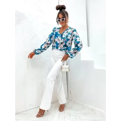 Dámská halenka MODA021 modrá