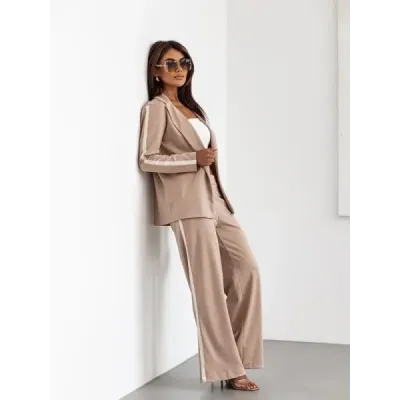 Dámská sportovní souprava MODA2118 béžová