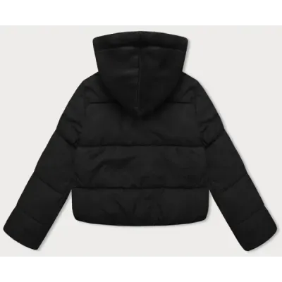 Krátká dámská zimní bunda MODA9187 černá
