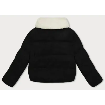 Dámská bunda s vysokým límcem MODA3230 černá