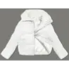 Dámská bunda s vysokým límcem MODA3230 bílá