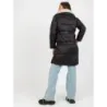 Dámská zimní bunda s odepinatelnými rukávy MODA8139 černá