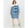 Dámská zimní bunda s odepinatelnými rukávy MODA8139 modrá
