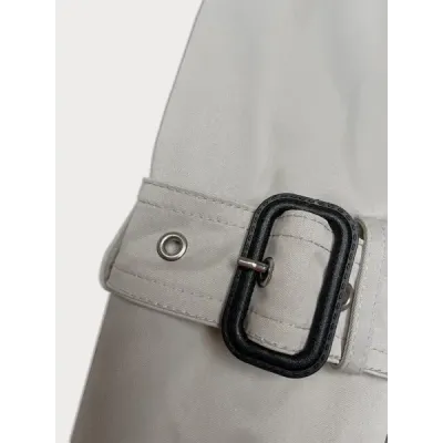 Dámský kabát MODA1806 světle béžový