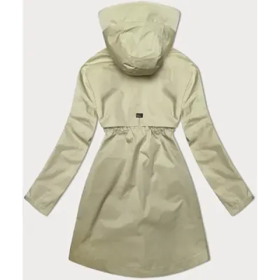 Dámská bunda s kapucí MODA8028 béžová