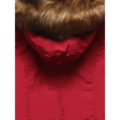 Dámská zimní bunda MODA1309 červená