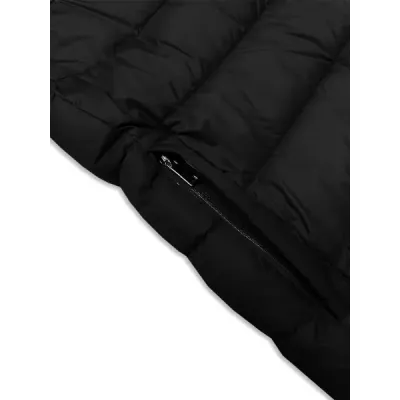 Dlouhá dámská zimní bunda Libland MODA7704 černá