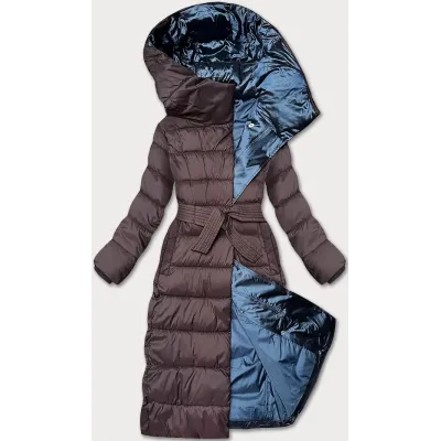 Dlouhá dámská zimní bunda Libland MODA7704 nelze