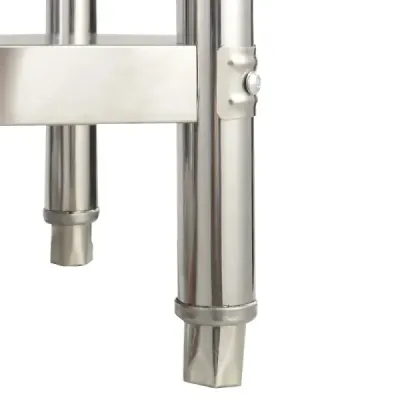 Nerezový kuchyňský stůl pracovní stůl gastro stůl nerezový stůl 122x61x90cm