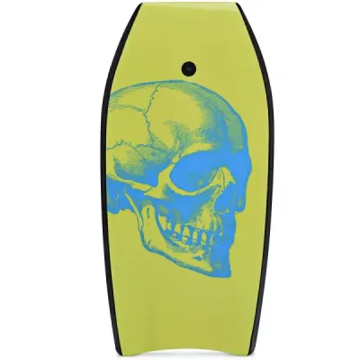 Bodyboard lehká plavecká deska s jádrem EPS a povrchem XPE na pláž pro děti a dospělé 94cm/106cm zelená