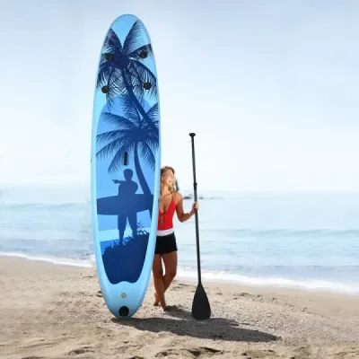 SUP Board nafukovací Stand Up Board Paddle Board modrý M SUP Board nafukovací Stand Up Board Paddle Board modrý M
