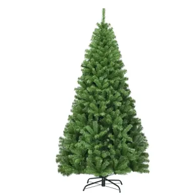180 cm umělý vánoční stromek Vánoční stromek s 1 000 PVC jehličkami zelený