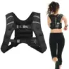 15KG zátěžová vesta Tréninková vesta s reflexními pásy a nastavitelným popruhem Fitness vesta