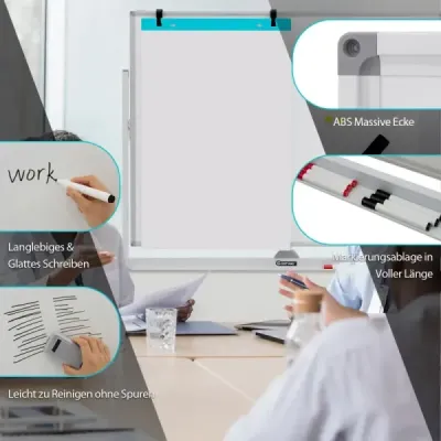 Magnetická oboustranná tabule s kolečky do třídy, kanceláře i domácnosti
