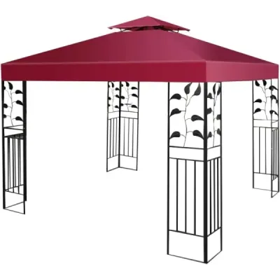 Náhradní vrchní kryt 300 x 300 cm na terasu pro dvoupodlažní pavilon Víno