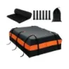 Vodotěsný střešní box o objemu 600 l pro všechna vozidla 132x100x43cm Black+Orange