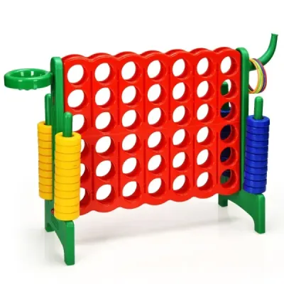 Velká sada zápalek 4 Jumbo Match 4 84 x 33 x 79 cm Červená + zelená