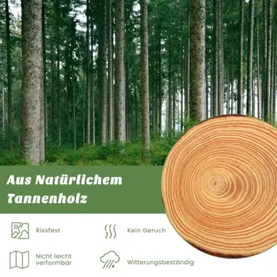 Vyvýšený záhon s ohrádkou Dřevěný box na sázení se čtyřstrannou ochrannou ohrádkou a roštem na rostliny 107 x 107 x 70 cm