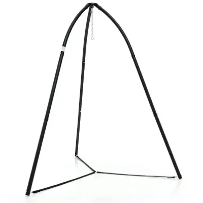Rám pro závěsné křeslo se stativem Rám pro závěsné křeslo Rám pro závěsné křeslo s nosností do 200 kg 200 x 218 cm černý