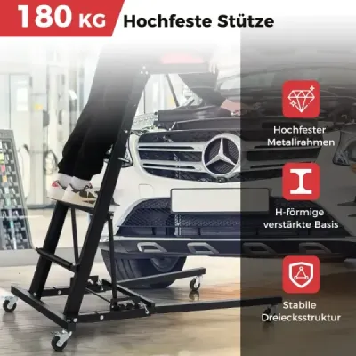 Skládací zvedák s nastavitelnou výškou 114,5 – 168 cm a 3rychlostním zdvihem automobilového motoru