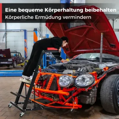 Skládací zvedák s nastavitelnou výškou 114,5 – 168 cm a 3rychlostním zdvihem automobilového motoru