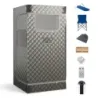 Parní sauna domácí sauna pro domácí celotělový saunový box s 3litrovým generátorem páry 91 x 91 x 183 cm šedá