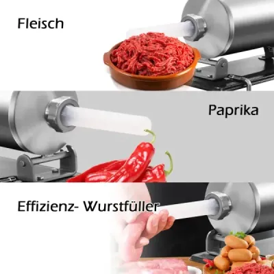 Stuffer na klobásy stroj na klobásy stuffer na klobásy 4,8 litru klobásy stříkačka na klobásy lis na klobásy