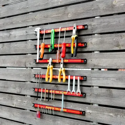 6 x magnetický držák nástěnných magnetických pásků sada magnetických pásků 46 cm